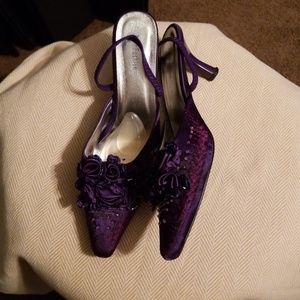 Gorgeous Purple  Dazzling shoes